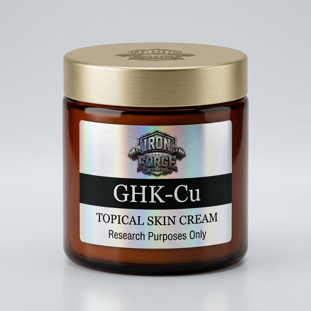 GHK-Cu Skin Cream - Iron Forge Peptides research vial